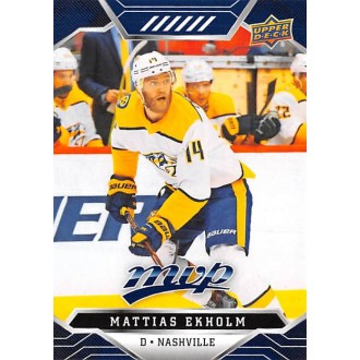 Paralelní karty - Ekholm Mattias - 2019-20 MVP Blue No.84