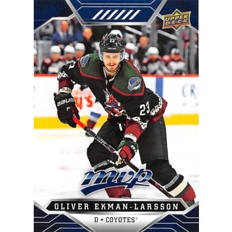 Paralelní karty - Ekman-Larsson Oliver - 2019-20 MVP Blue No.126