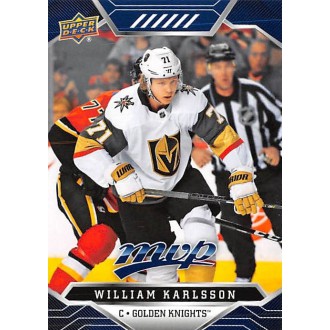 Paralelní karty - Karlsson William - 2019-20 MVP Blue No.130