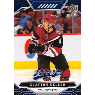 Paralelní karty - Keller Clayton - 2019-20 MVP Blue No.164