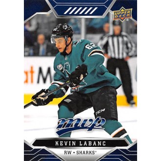 Paralelní karty - Labanc Kevin - 2019-20 MVP Blue No.196