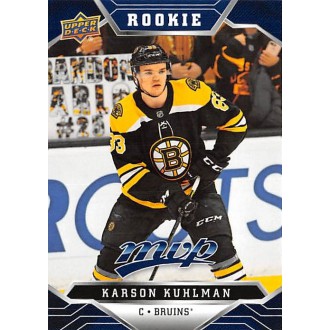 Paralelní karty - Kuhlman Karson - 2019-20 MVP Blue No.229