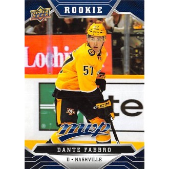 Paralelní karty - Fabbro Dante - 2019-20 MVP Blue No.237