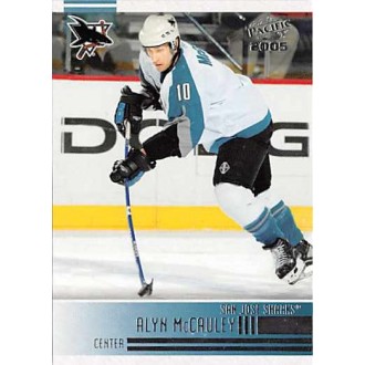 Řadové karty - McCauley Alyn - 2004-05 Pacific No.231