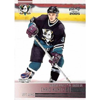 Řadové karty - Kunitz Chris - 2004-05 Pacific No.271