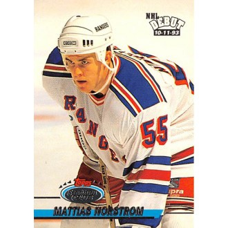 Řadové karty - Norstrom Mattias - 1993-94 Stadium Club No.371