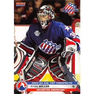 Řadové karty - Miller Ryan - 2003-04 AHL Top Prospects No.24