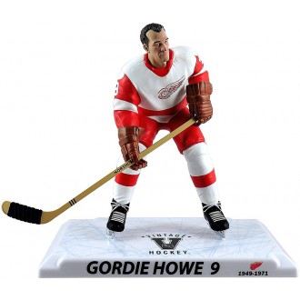 Hokejové figurky - Figurka Gordie Howe Limited Edition - Detroit Red Wings - Imports Dragon