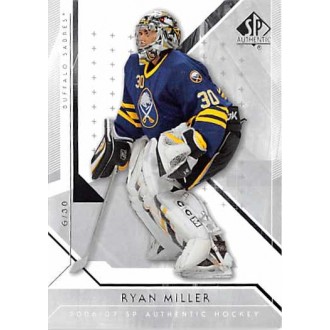 Řadové karty - Miller Ryan - 2006-07 SP Authentic No.89