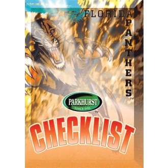 Řadové karty - Florida Panthers Checklist - 1995-96 Parkhurst International No.360