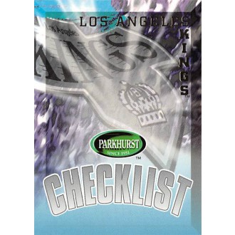 Řadové karty - Los Angeles Kings Checklist - 1995-96 Parkhurst International No.378