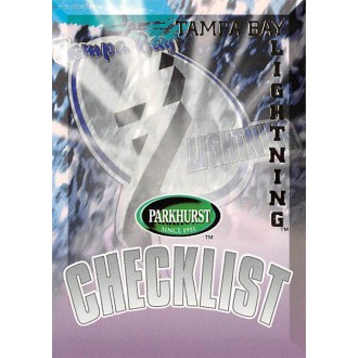 Řadové karty - Tampa Bay Lightning Checklist - 1995-96 Parkhurst International No.468