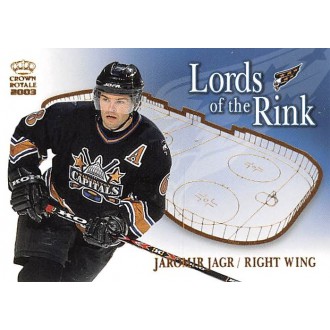 Insertní karty - Jágr Jaromír - 2002-03 Crown Royale Lords of the Rink No.20