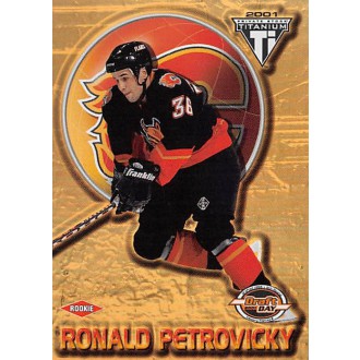 Řadové karty - Petrovický Ronald - 2000-01 Titanium Draft Day Edition No.154