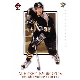 Paralelní karty - Morozov Aleksey - 2002-03 Private Stock Reserve Red No.81