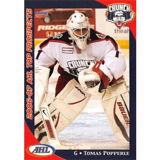 Řadové karty - Pöpperle Tomáš - 2006-07 AHL Top Prospects No.43