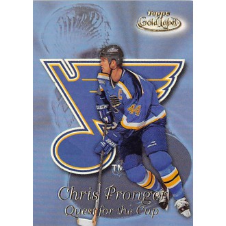 Insertní karty - Pronger Chris - 1999-00 Topps Gold Label Quest for the Cup No.QC6