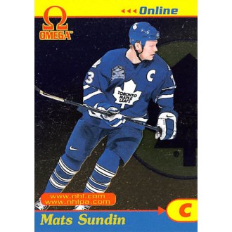 Insertní karty - Sundin Mats - 1998-99 Omega Online No.33