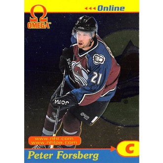 Insertní karty - Forsberg Peter - 1998-99 Omega Online No.8