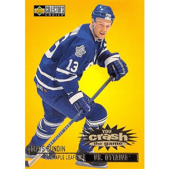 Insertní karty - Sundin Mats - 1997-98 Collectors Choice Crash the Game vs. Ottawa No.C23