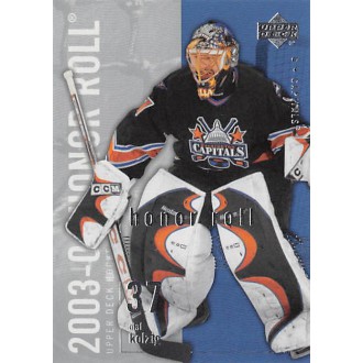 Řadové karty - Kolzig Olaf - 2003-04 Honor Roll No.89