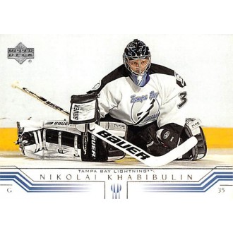 Řadové karty - Khabibulin Nikolai - 2001-02 Upper Deck No.157