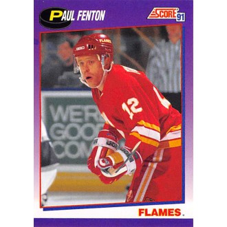Řadové karty - Fenton Paul - 1991-92 Score American No.14