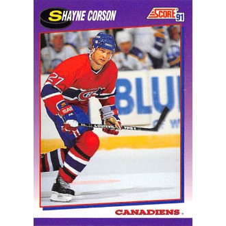 Řadové karty - Corson Shayne - 1991-92 Score American No.65