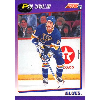Řadové karty - Cavallini Paul - 1991-92 Score American No.107