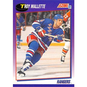 Řadové karty - Mallette Troy - 1991-92 Score American No.178