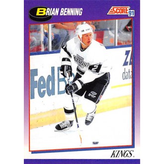 Řadové karty - Benning Brian - 1991-92 Score American No.186
