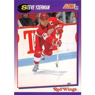 Řadové karty - Yzerman Steve - 1991-92 Score American No.190
