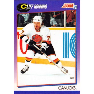 Řadové karty - Ronning Cliff - 1991-92 Score American No.212