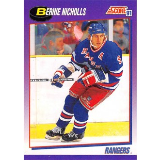 Řadové karty - Nicholls Bernie - 1991-92 Score American No.240