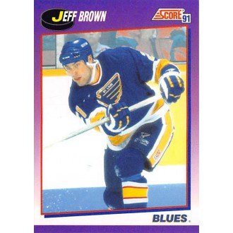 Řadové karty - Brown Jeff - 1991-92 Score American No.276