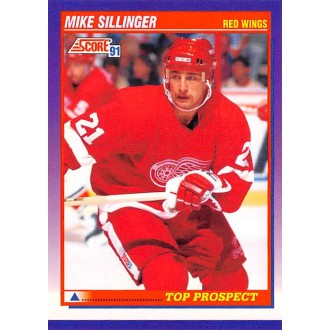 Řadové karty - Sillinger Mike - 1991-92 Score American No.327