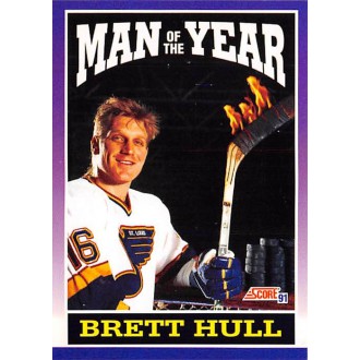 Řadové karty - Hull Brett - 1991-92 Score American No.371