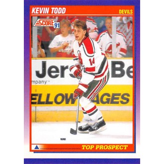 Řadové karty - Todd Kevin - 1991-92 Score American No.397