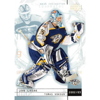 Řadové karty - Lašák Ján, Vokoun Tomáš - 2002-03 Mask Collection No.48