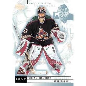 Řadové karty - Boucher Brian, Burke Sean - 2002-03 Mask Collection No.64