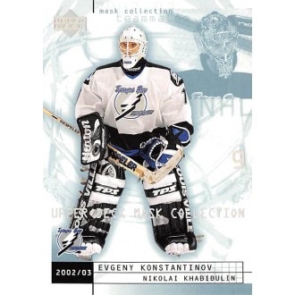 Řadové karty - Konstantinov Evgeny, Khabibulin Nikolai - 2002-03 Mask Collection No.81
