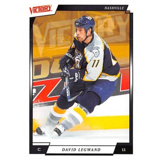Řadové karty - Legwand David - 2006-07 Victory No.115
