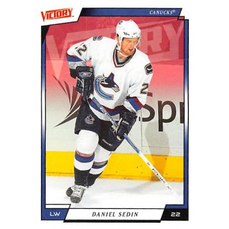 Řadové karty - Sedin Daniel - 2006-07 Victory No.196