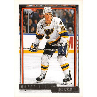 Paralelní karty - Hull Brett - 1992-93 Topps Gold No.2