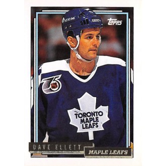 Paralelní karty - Ellett Dave - 1992-93 Topps Gold No.30