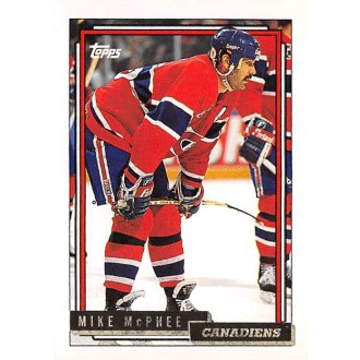 Paralelní karty - McPhee Mike - 1992-93 Topps Gold No.45