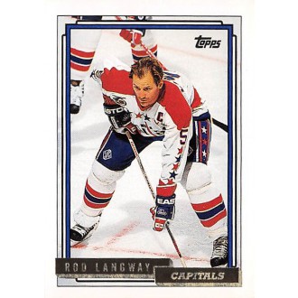 Paralelní karty - Langway Rod - 1992-93 Topps Gold No.46