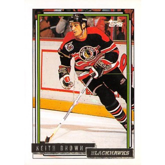 Paralelní karty - Brown Keith - 1992-93 Topps Gold No.52