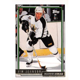 Paralelní karty - Johnson Jim - 1992-93 Topps Gold No.54