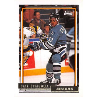 Paralelní karty - Craigwell Dale - 1992-93 Topps Gold No.60